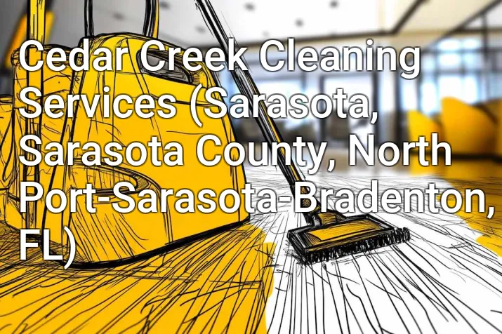 Cedar Creek Cleaning Services (Sarasota, Sarasota County, North Port-Sarasota-Bradenton, FL)