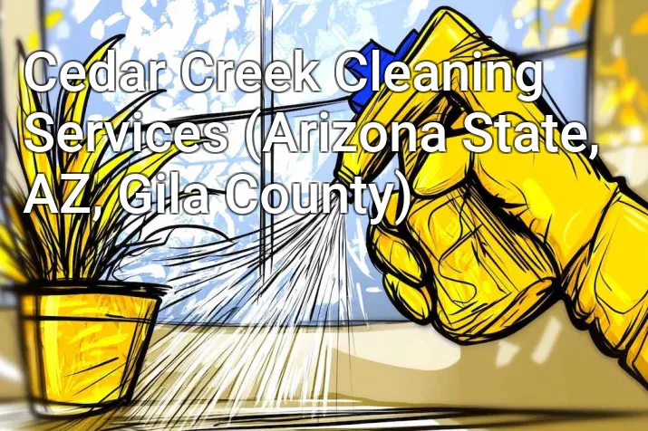 Cedar Creek Cleaning Services (Arizona State, AZ, Gila County)