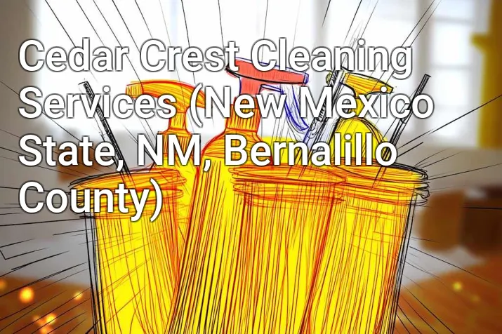 Cedar Crest Cleaning Services (New Mexico State, NM, Bernalillo County)