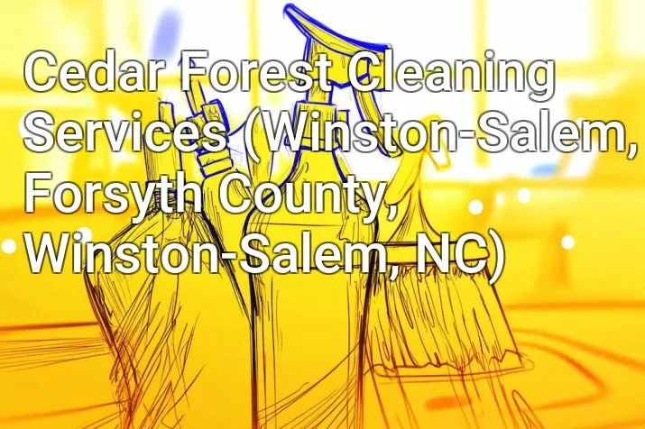 Cedar Forest Cleaning Services (Winston-Salem, Forsyth County, Winston-Salem, NC)