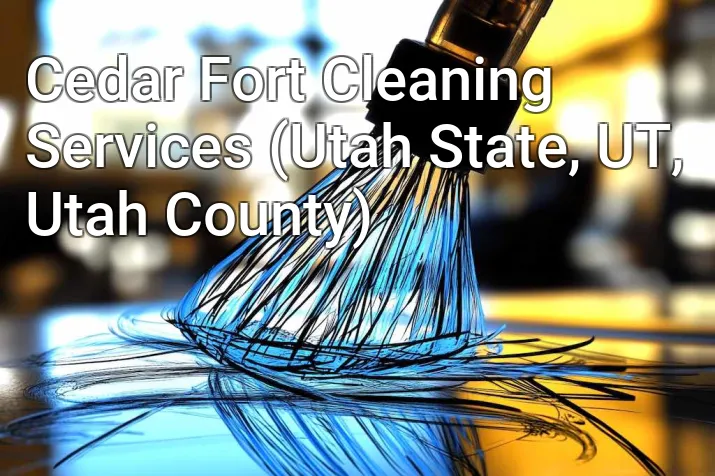 Cedar Fort Cleaning Services (Utah State, UT, Utah County)
