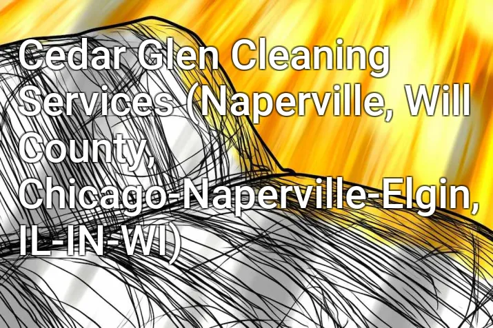 Cedar Glen Cleaning Services (Naperville, Will County, Chicago-Naperville-Elgin, IL-IN-WI)