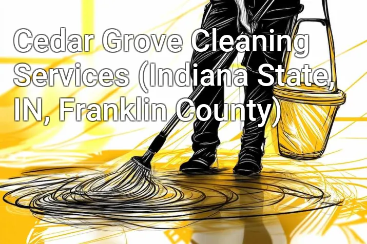 Cedar Grove Cleaning Services (Indiana State, IN, Franklin County)