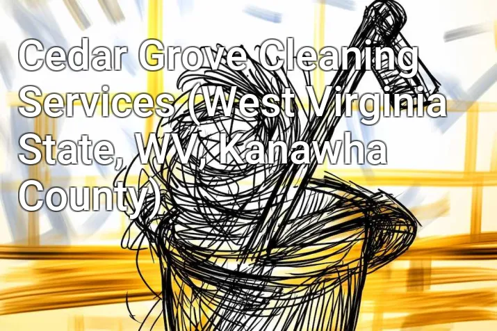 Cedar Grove Cleaning Services (West Virginia State, WV, Kanawha County)