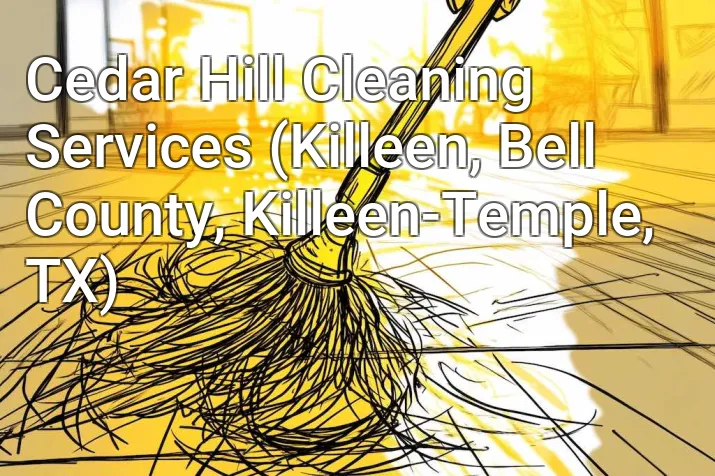 Cedar Hill Cleaning Services (Killeen, Bell County, Killeen-Temple, TX)