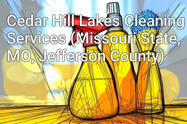 Cedar Hill Lakes Cleaning Services (Missouri State, MO, Jefferson County)