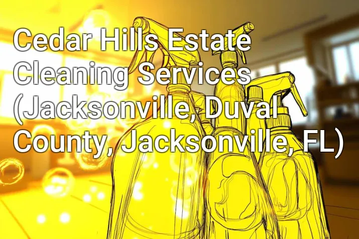 Cedar Hills Estate Cleaning Services (Jacksonville, Duval County, Jacksonville, FL)