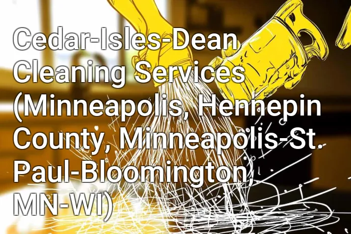 Cedar-Isles-Dean Cleaning Services (Minneapolis, Hennepin County, Minneapolis-St. Paul-Bloomington, MN-WI)