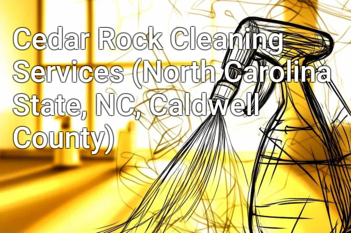 Cedar Rock Cleaning Services (North Carolina State, NC, Caldwell County)