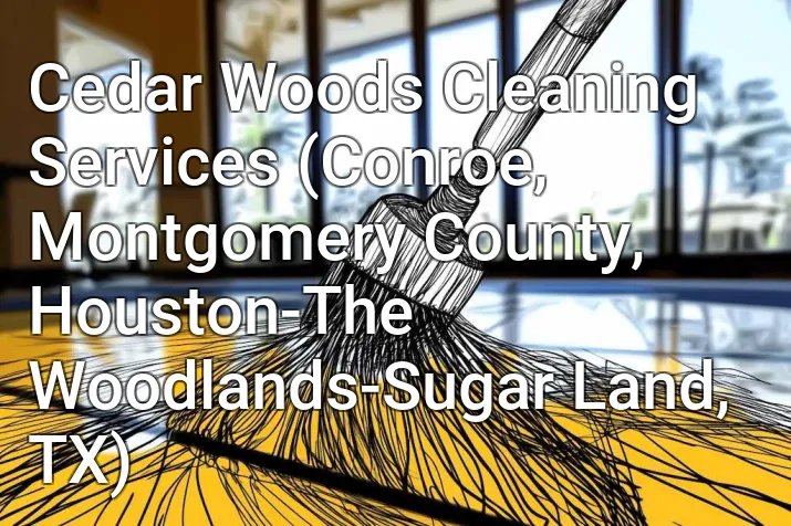 Cedar Woods Cleaning Services (Conroe, Montgomery County, Houston-The Woodlands-Sugar Land, TX)