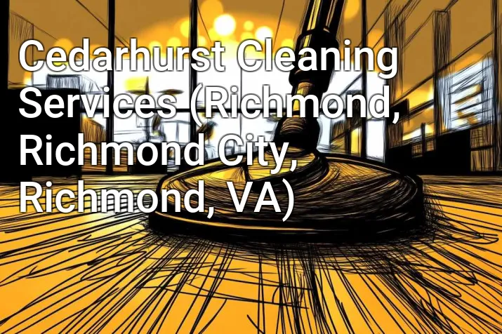Cedarhurst Cleaning Services (Richmond, Richmond City, Richmond, VA)