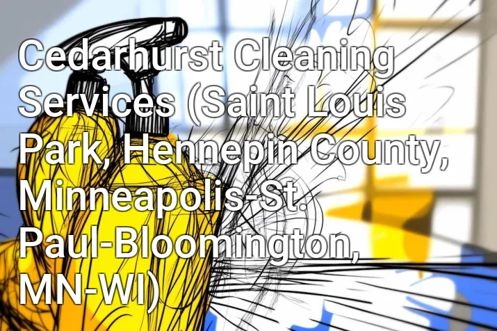 Cedarhurst Cleaning Services (Saint Louis Park, Hennepin County, Minneapolis-St. Paul-Bloomington, MN-WI)