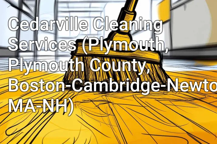 Cedarville Cleaning Services (Plymouth, Plymouth County, Boston-Cambridge-Newton, MA-NH)
