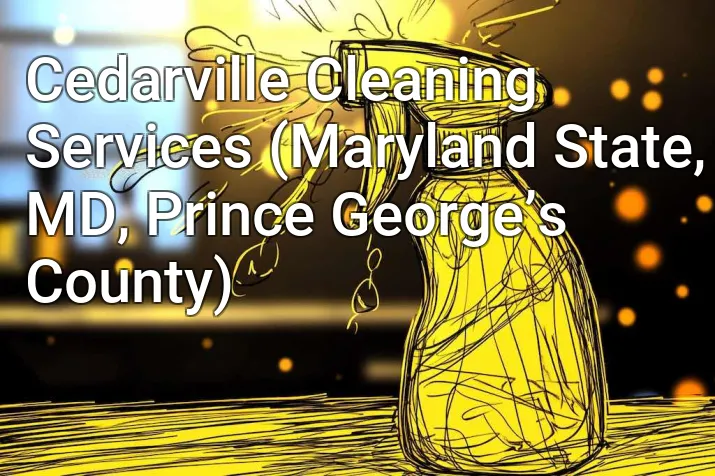 Cedarville Cleaning Services (Maryland State, MD, Prince George’s County)