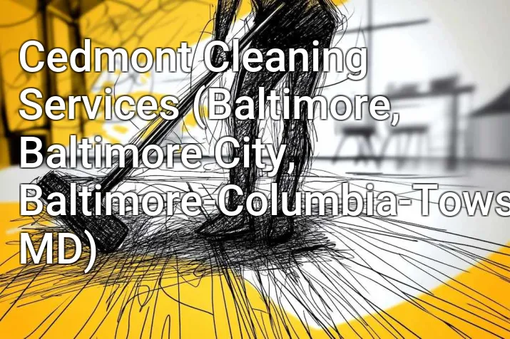 Cedmont Cleaning Services (Baltimore, Baltimore City, Baltimore-Columbia-Towson, MD)