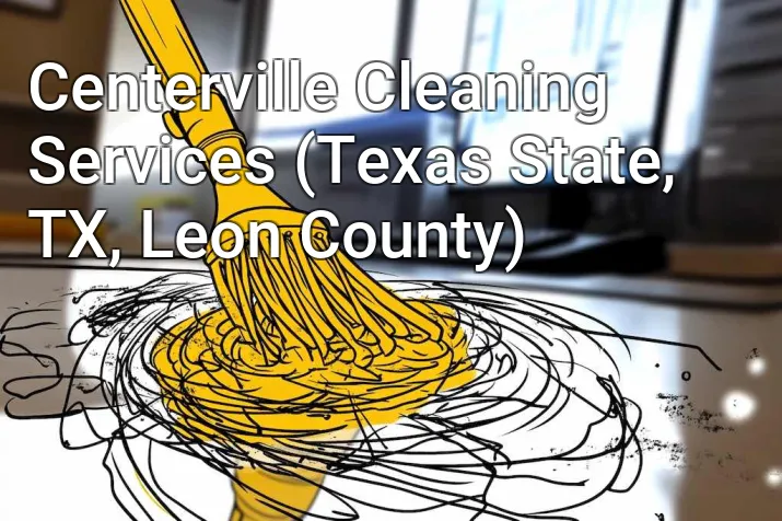 Centerville Cleaning Services (Texas State, TX, Leon County)