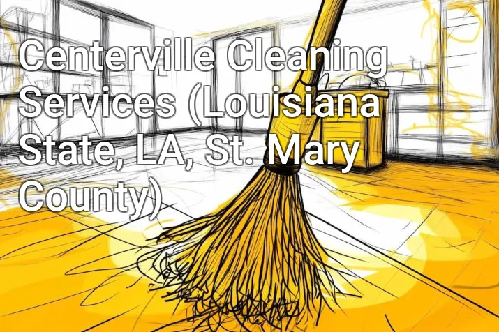 Centerville Cleaning Services (Louisiana State, LA, St. Mary County)