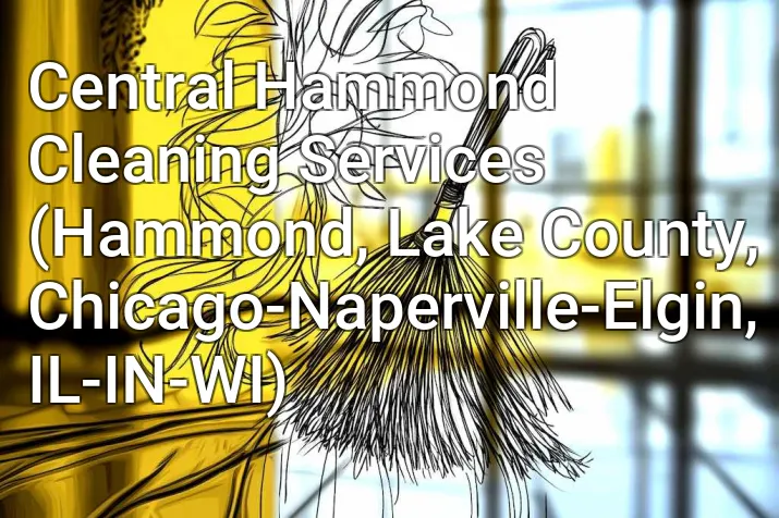 Central Hammond Cleaning Services (Hammond, Lake County, Chicago-Naperville-Elgin, IL-IN-WI)