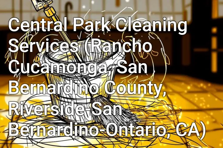 Central Park Cleaning Services (Rancho Cucamonga, San Bernardino County, Riverside-San Bernardino-Ontario, CA)