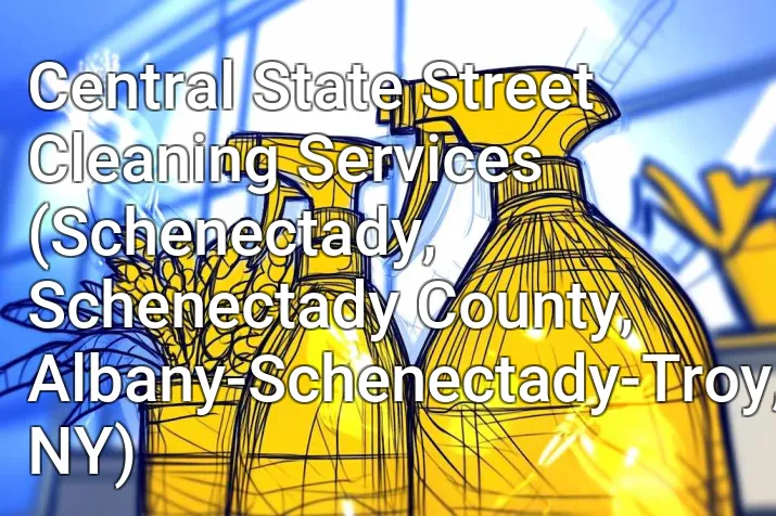 Central State Street Cleaning Services (Schenectady, Schenectady County, Albany-Schenectady-Troy, NY)