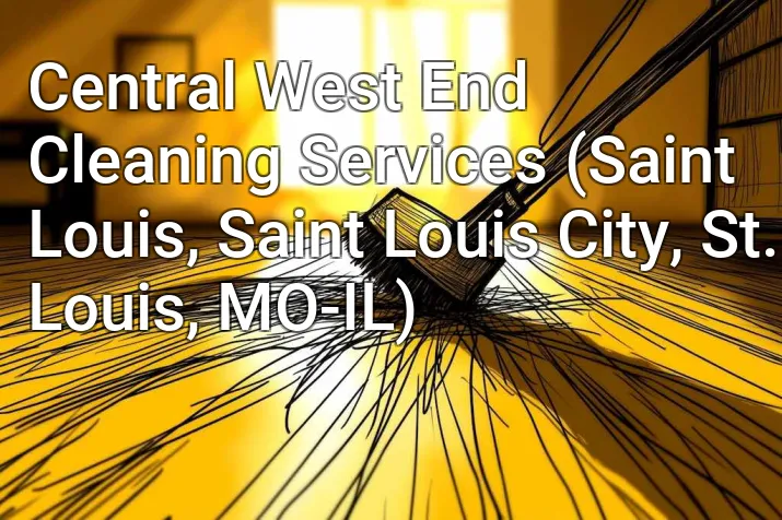 Central West End Cleaning Services (Saint Louis, Saint Louis City, St. Louis, MO-IL)