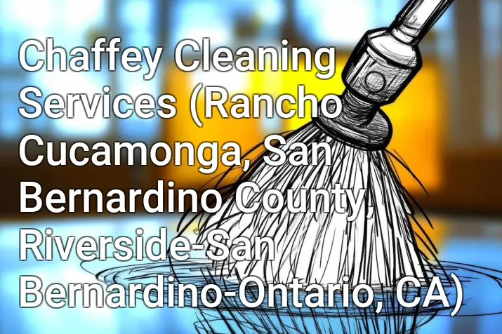 Chaffey Cleaning Services (Rancho Cucamonga, San Bernardino County, Riverside-San Bernardino-Ontario, CA)