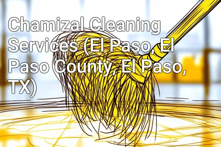 Chamizal Cleaning Services (El Paso, El Paso County, El Paso, TX)