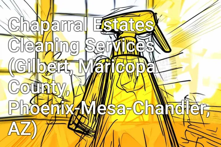 Chaparral Estates Cleaning Services (Gilbert, Maricopa County, Phoenix-Mesa-Chandler, AZ)