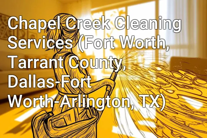 Chapel Creek Cleaning Services (Fort Worth, Tarrant County, Dallas-Fort Worth-Arlington, TX)