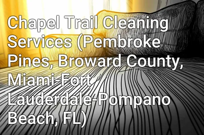 Chapel Trail Cleaning Services (Pembroke Pines, Broward County, Miami-Fort Lauderdale-Pompano Beach, FL)