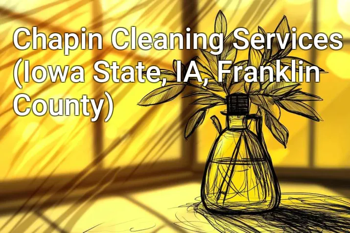 Chapin Cleaning Services (Iowa State, IA, Franklin County)