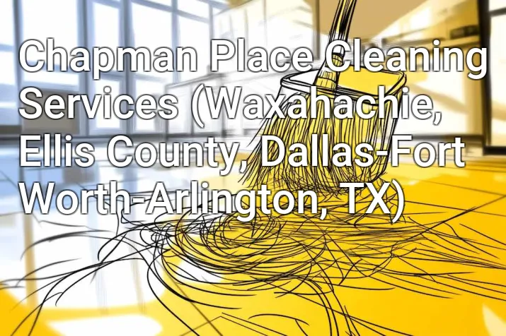 Chapman Place Cleaning Services (Waxahachie, Ellis County, Dallas-Fort Worth-Arlington, TX)