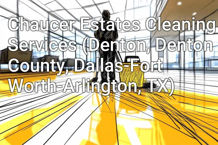 Chaucer Estates Cleaning Services (Denton, Denton County, Dallas-Fort Worth-Arlington, TX)