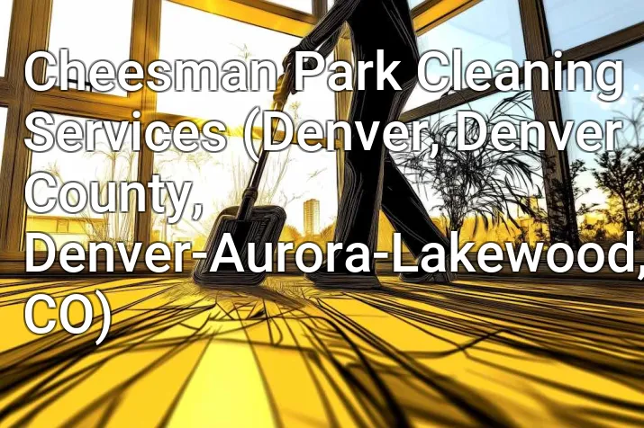 Cheesman Park Cleaning Services (Denver, Denver County, Denver-Aurora-Lakewood, CO)
