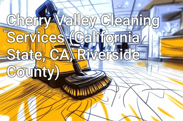 Cherry Valley Cleaning Services (California State, CA, Riverside County)