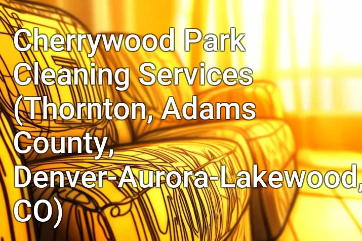 Cherrywood Park Cleaning Services (Thornton, Adams County, Denver-Aurora-Lakewood, CO)