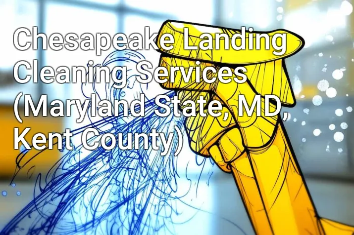 Chesapeake Landing Cleaning Services (Maryland State, MD, Kent County)