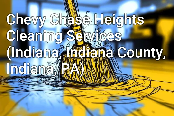 Chevy Chase Heights Cleaning Services (Indiana, Indiana County, Indiana, PA)