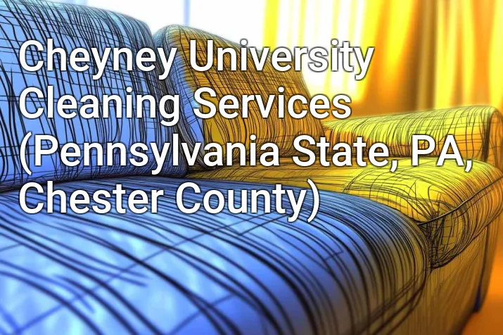 Cheyney University Cleaning Services (Pennsylvania State, PA, Chester County)