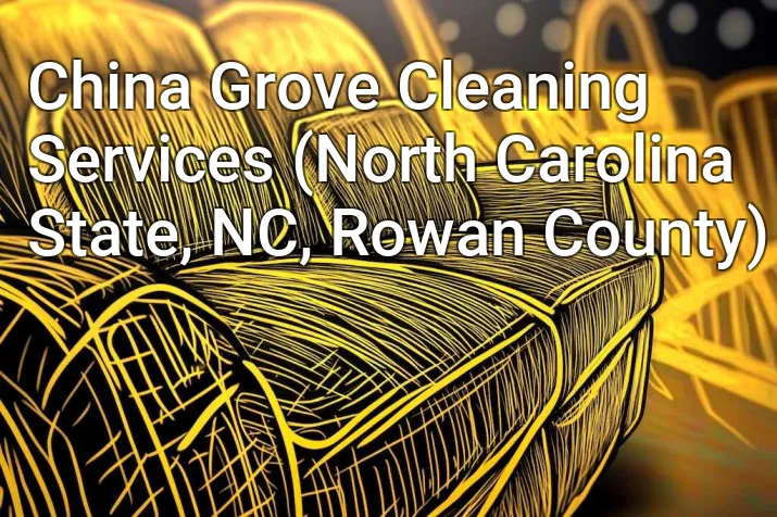 China Grove Cleaning Services (North Carolina State, NC, Rowan County)