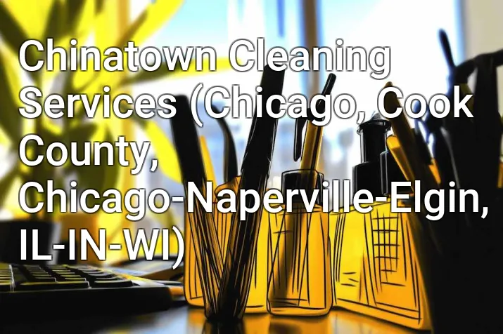 Chinatown Cleaning Services (Chicago, Cook County, Chicago-Naperville-Elgin, IL-IN-WI)