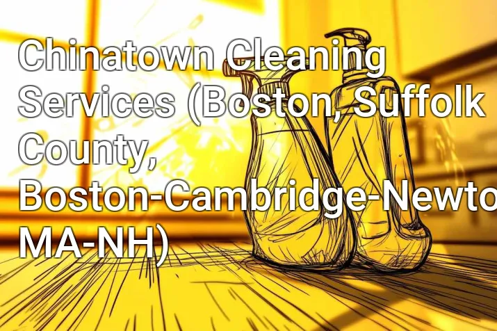 Chinatown Cleaning Services (Boston, Suffolk County, Boston-Cambridge-Newton, MA-NH)
