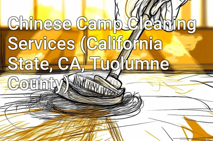 Chinese Camp Cleaning Services (California State, CA, Tuolumne County)