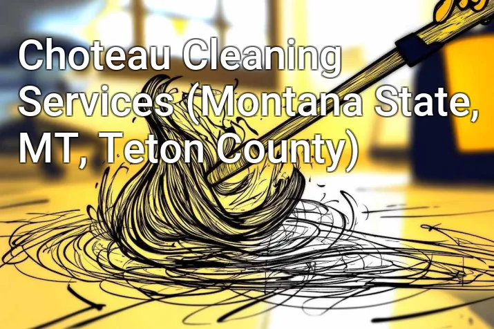 Choteau Cleaning Services (Montana State, MT, Teton County)