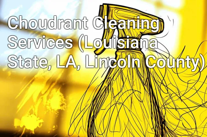 Choudrant Cleaning Services (Louisiana State, LA, Lincoln County)