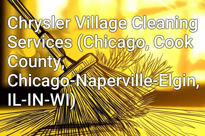 Chrysler Village Cleaning Services (Chicago, Cook County, Chicago-Naperville-Elgin, IL-IN-WI)
