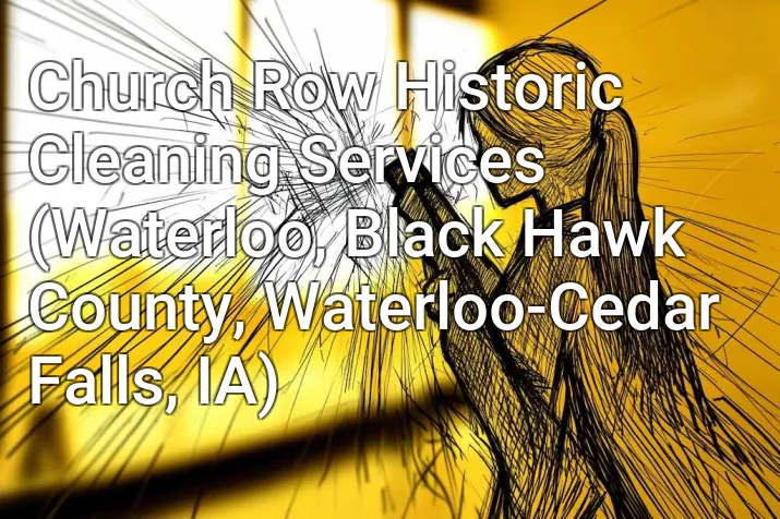 Church Row Historic Cleaning Services (Waterloo, Black Hawk County, Waterloo-Cedar Falls, IA)
