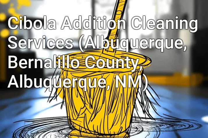 Cibola Addition Cleaning Services (Albuquerque, Bernalillo County, Albuquerque, NM)