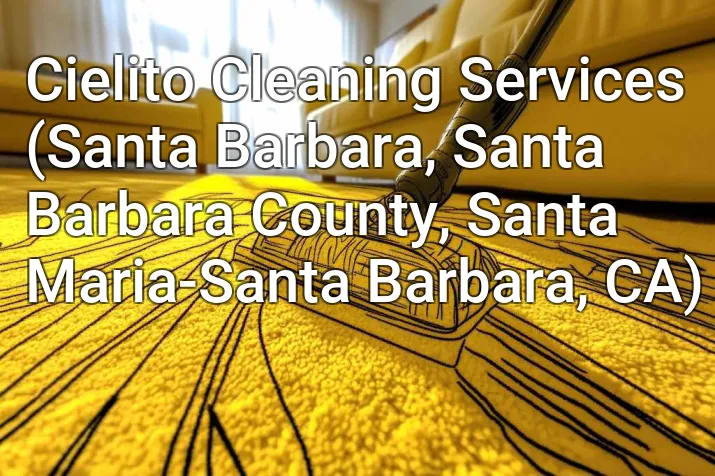 Cielito Cleaning Services (Santa Barbara, Santa Barbara County, Santa Maria-Santa Barbara, CA)