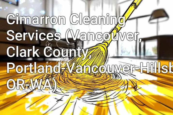 Cimarron Cleaning Services (Vancouver, Clark County, Portland-Vancouver-Hillsboro, OR-WA)